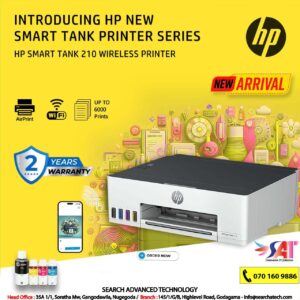 HP Smart Tank 210 Printer (3D4L3A)